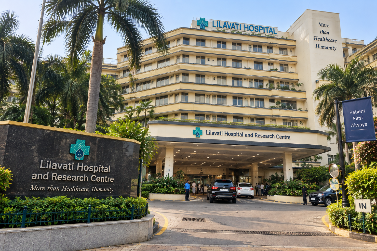 Lilavati Hospital - Show from Running Bus